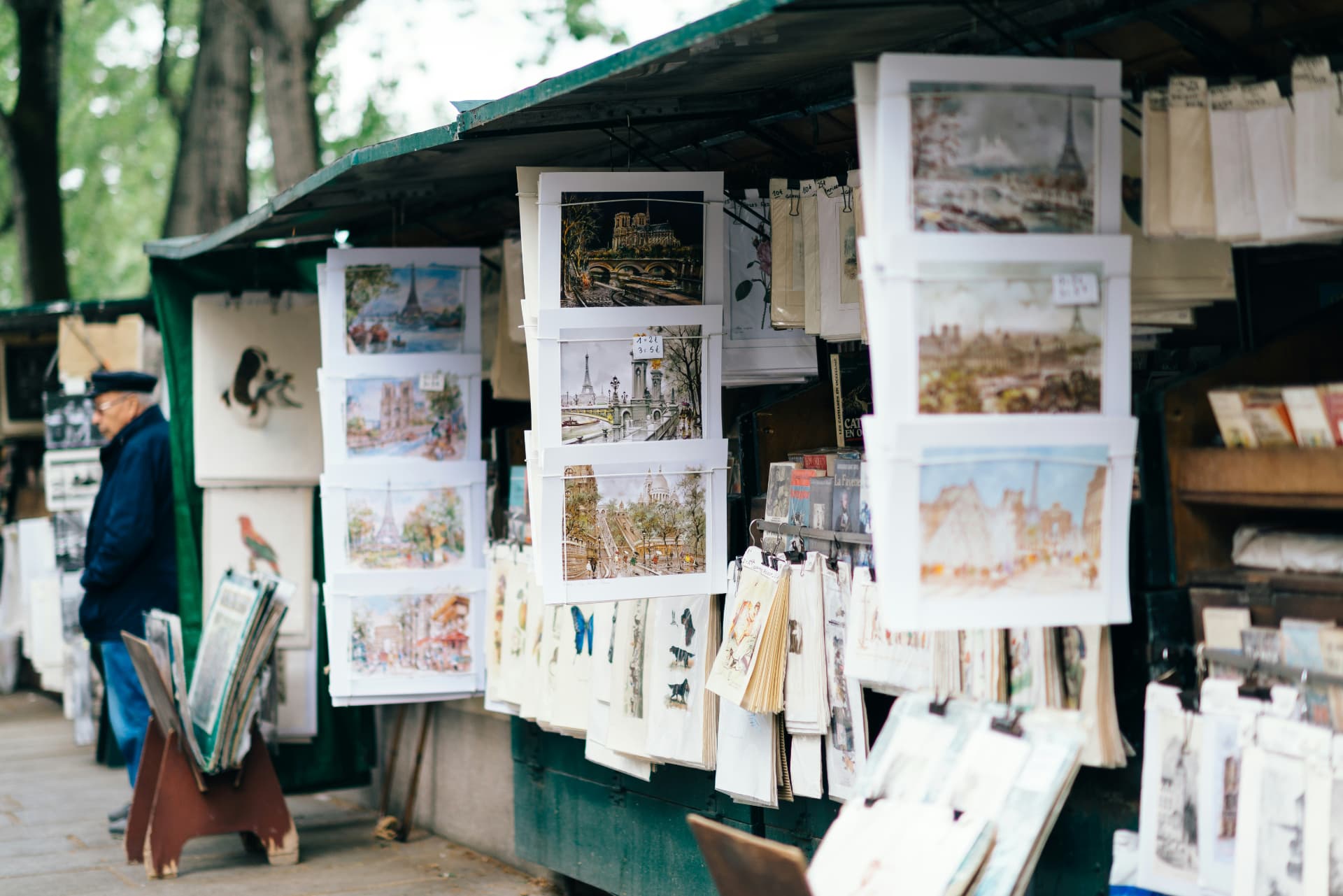 Bouquinistes a orillas del Sena