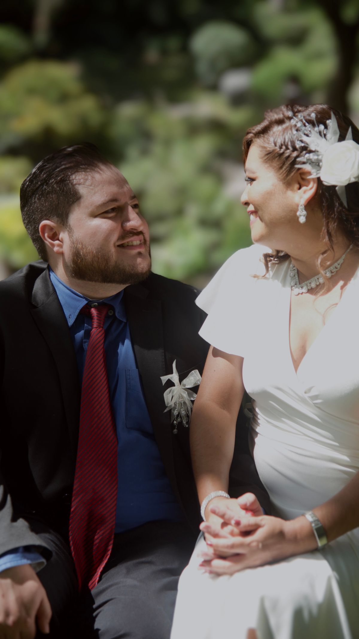 Instante de los novios